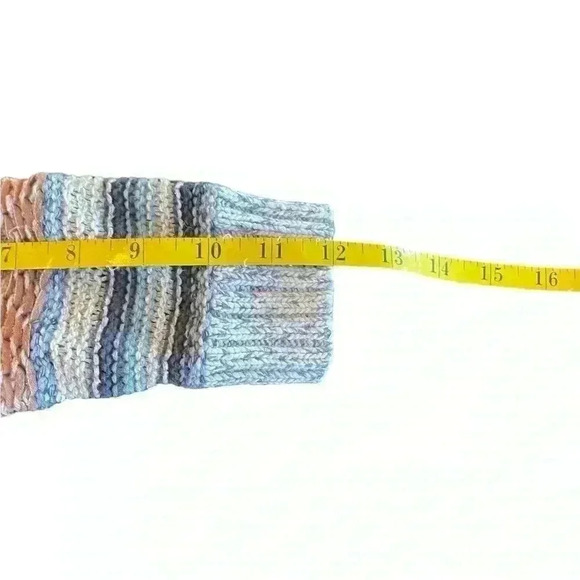 American Eagle Oversized Striped Fall Cardigan With Pockets Size Medium Flaw - Picture 7 of 12